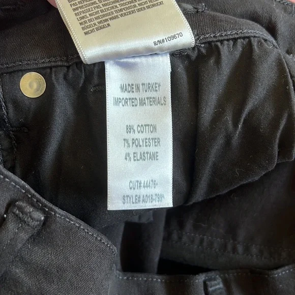 AGOLDE Black Skinny Jeans - Mid-rise - Picture 9 of 11